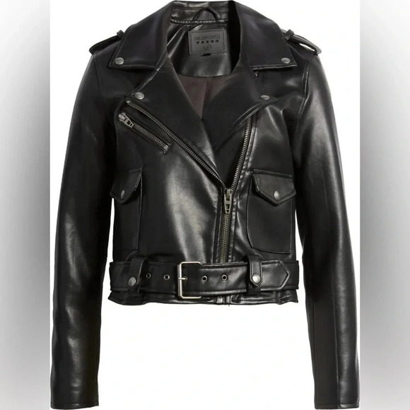 NWT BLANK NYC Faux Leather Moto Jacket - Picture 2 of 8